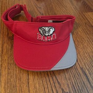 Kids Red and Gray Visor Hat